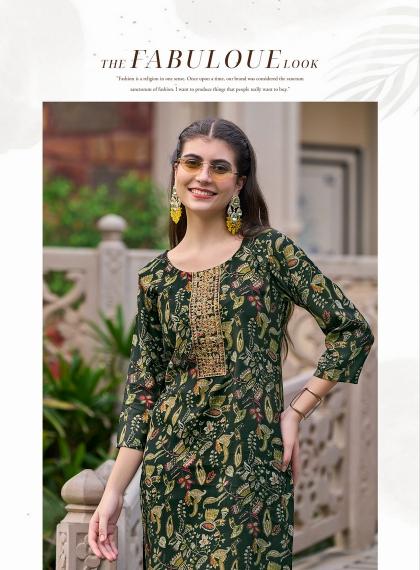 Radhika Lifestyle Charming Vol-6 – Straight Kurtis - Wholesale Catalog