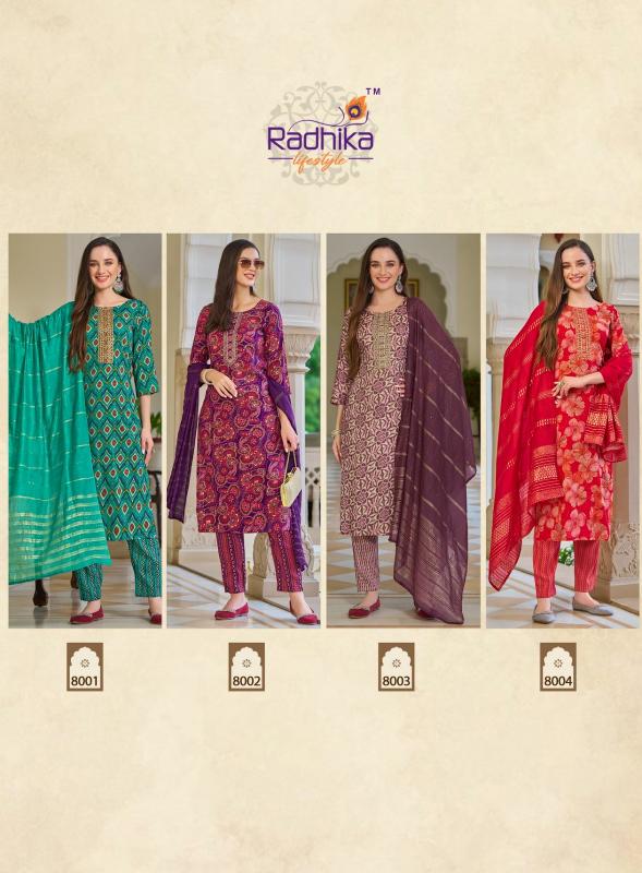 Radhika Seerat Vol 8 Rayon Ready Made Wholesale catalog