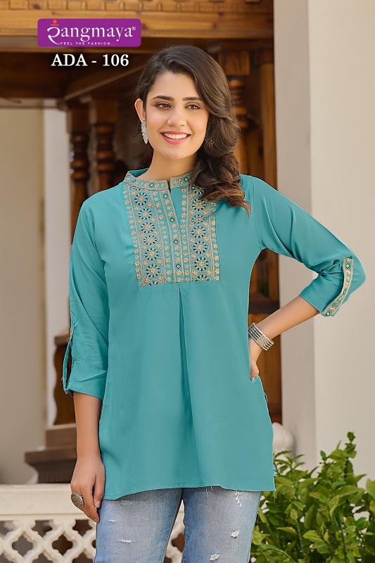 RANGMAYA ADA TOP Kurti Wholesale Catalog