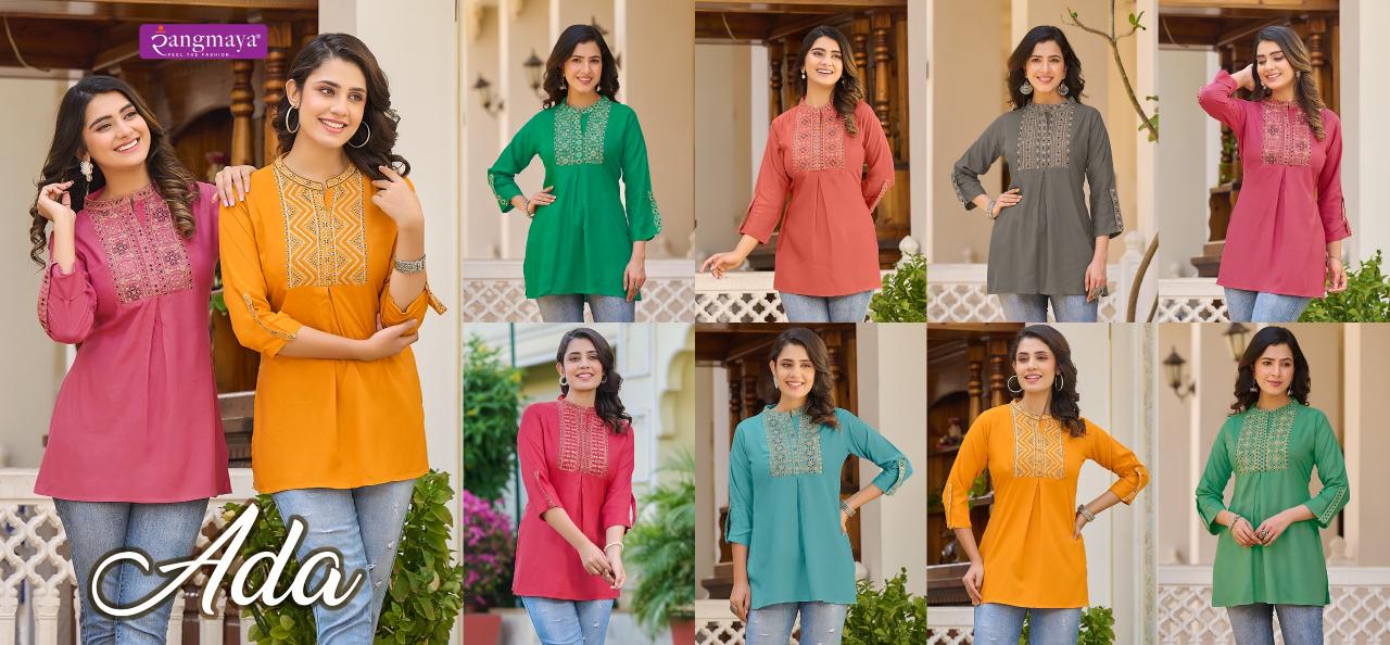 RANGMAYA ADA TOP Kurti Wholesale Catalog