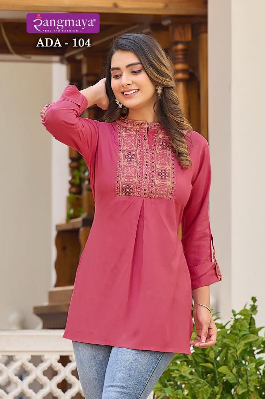 RANGMAYA ADA TOP Kurti Wholesale Catalog