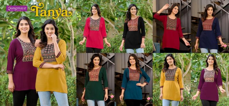 Rangmaya TANYA Kurti Top Wholesale Catalog