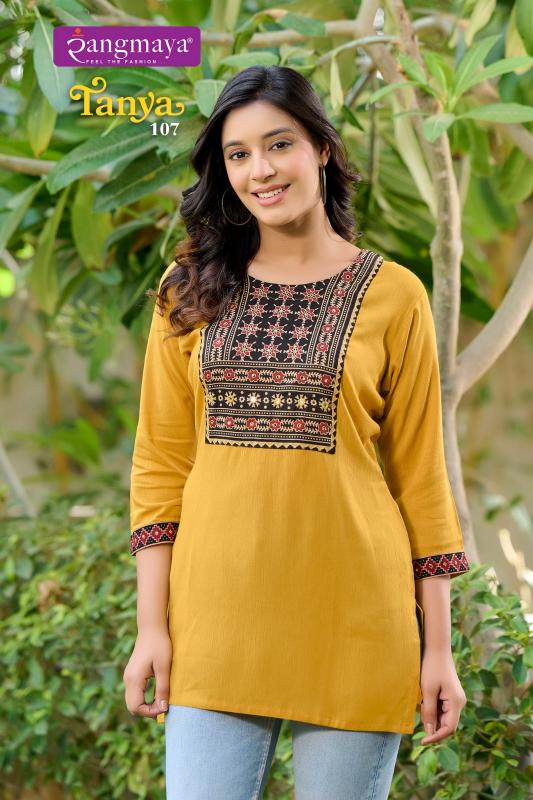 Rangmaya TANYA Kurti Top Wholesale Catalog