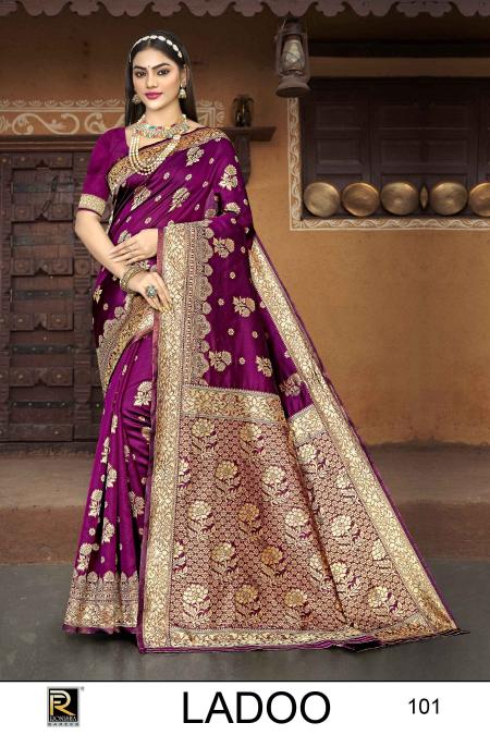 Ronisha Ladoo Banarasi Silk Saree Wholesale catalog