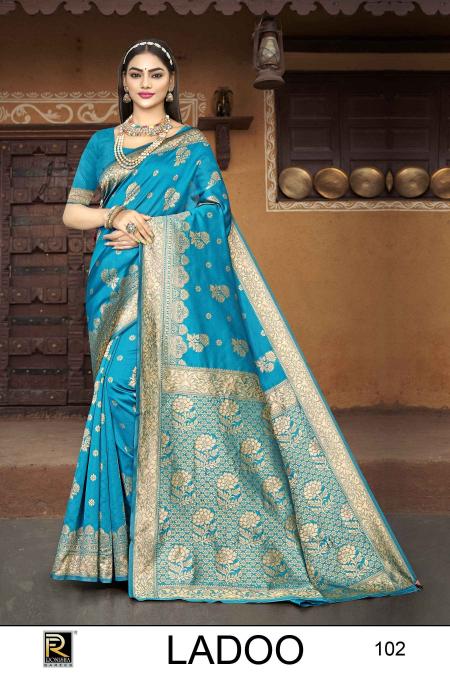 Ronisha Ladoo Banarasi Silk Saree Wholesale catalog