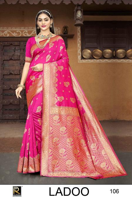 Ronisha Ladoo Banarasi Silk Saree Wholesale catalog