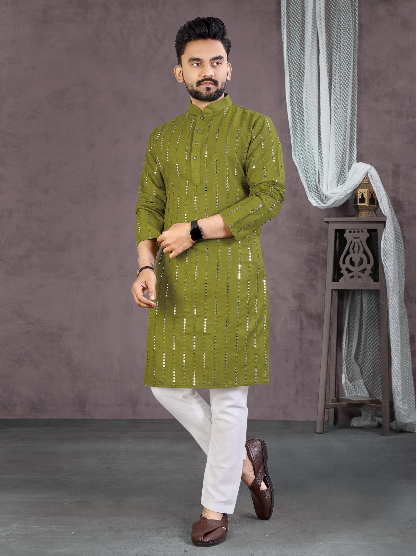 SABELLA Cotton kurta Vol-13 Work Mirror Mens Wear Wholesale Catalog