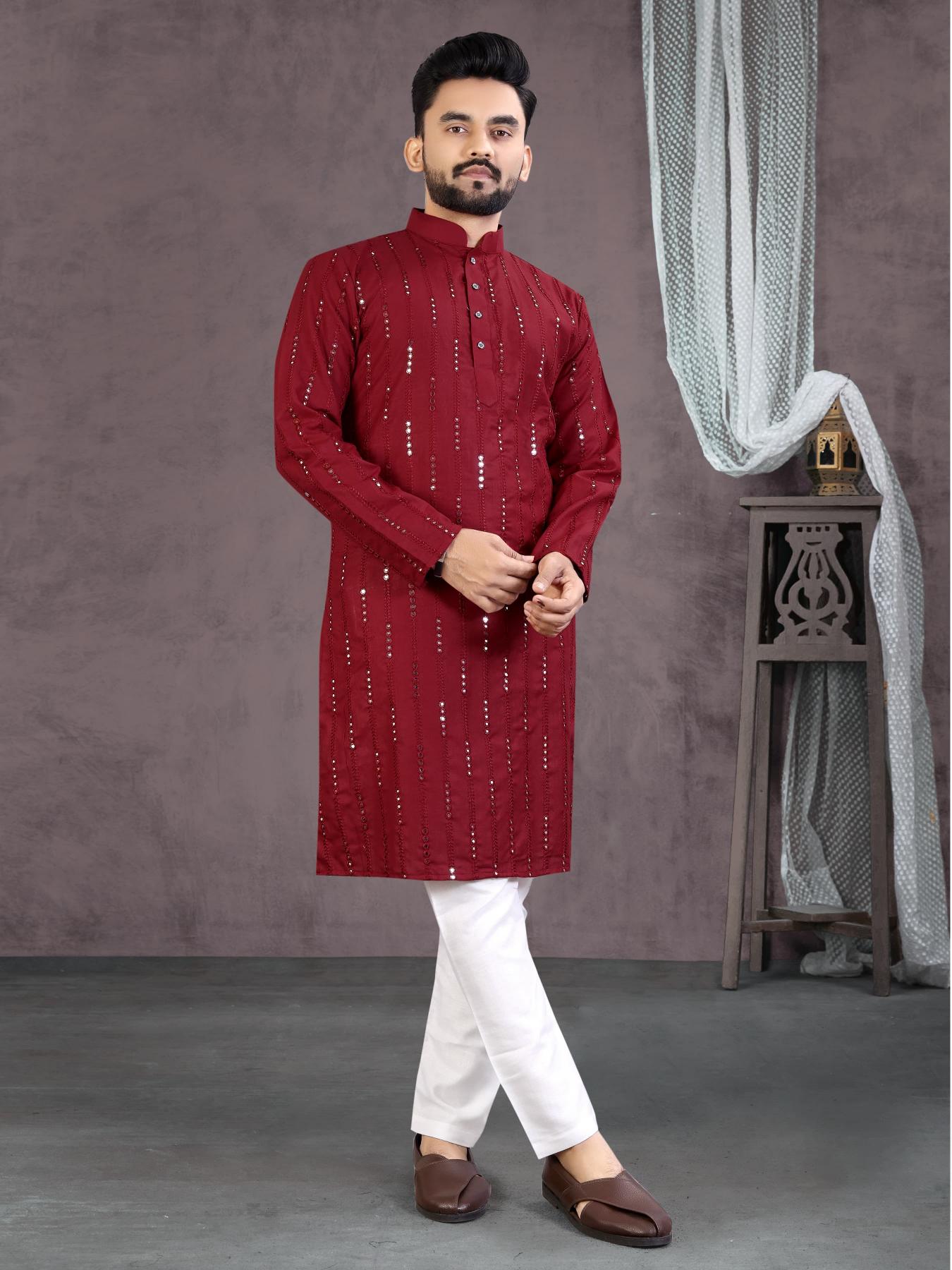 SABELLA Cotton kurta Vol-13 Work Mirror Mens Wear Wholesale Catalog