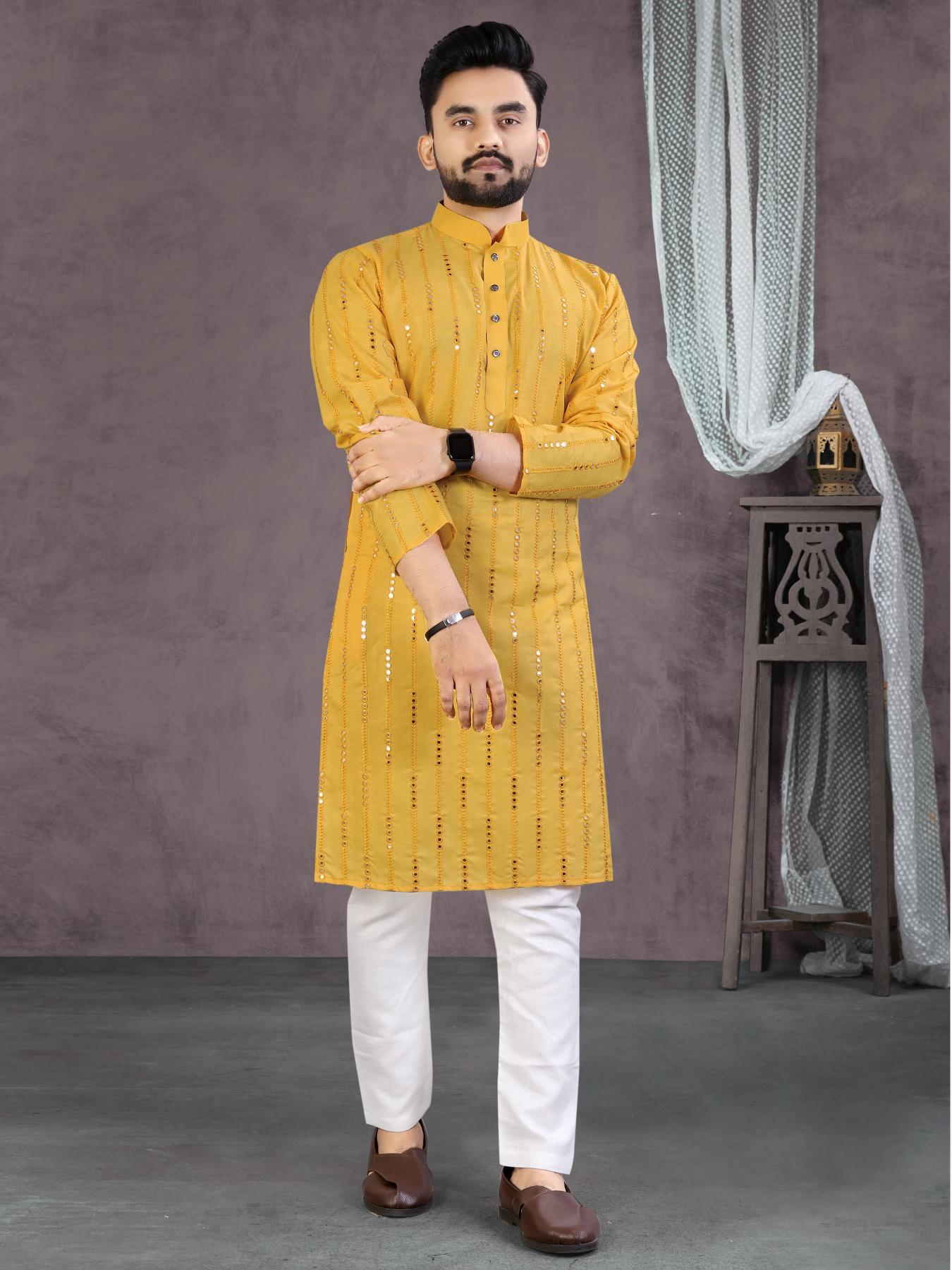 SABELLA Cotton kurta Vol-13 Work Mirror Mens Wear Wholesale Catalog