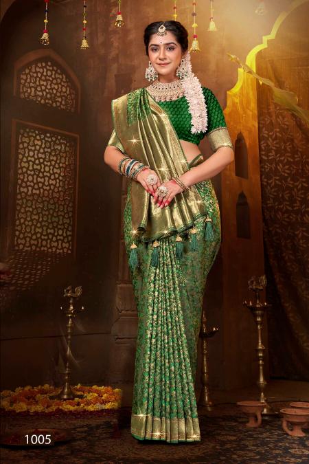 Saroj Mehar Swarovski satin silk saree in surat with price wholesale