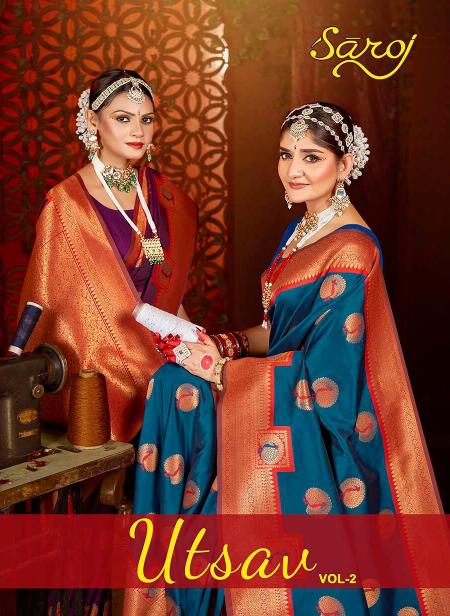 Saroj Utsav vol.2 50*600 Silk saree in surat with price wholesale