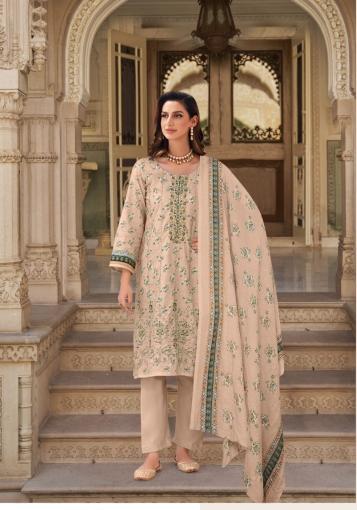 Shraddha Bin Saeed Color Collection Cotton Dupatta salwar kameez Wholesale catalog