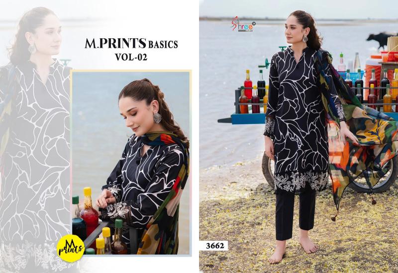 Shree M Prints Basics Vol 2 Cotton Dupatta Salwar Kameez Wholesale Catalog