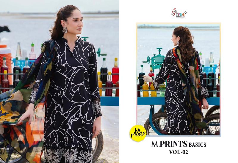 Shree M Prints Basics Vol 2 Cotton Dupatta Salwar Kameez Wholesale Catalog