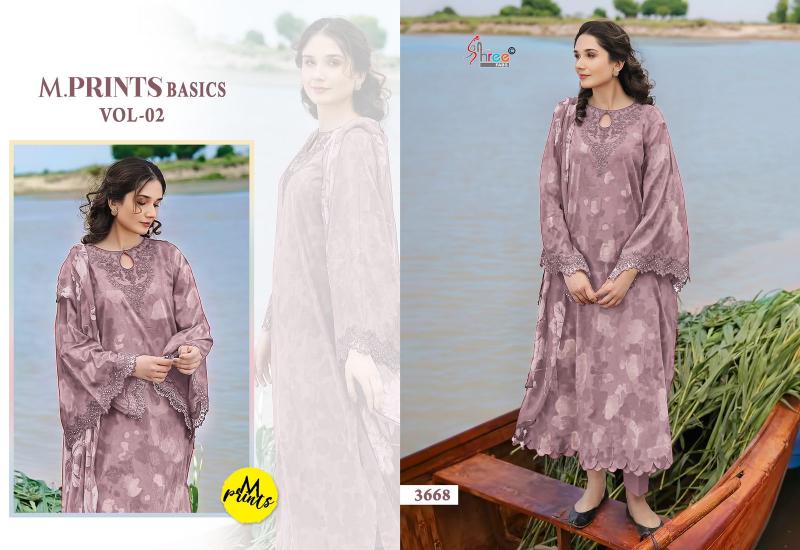 Shree M Prints Basics Vol 2 Cotton Dupatta Salwar Kameez Wholesale Catalog