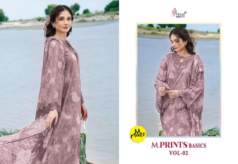 Shree M Prints Basics Vol 2 Cotton Dupatta Salwar Kameez Wholesale Catalog