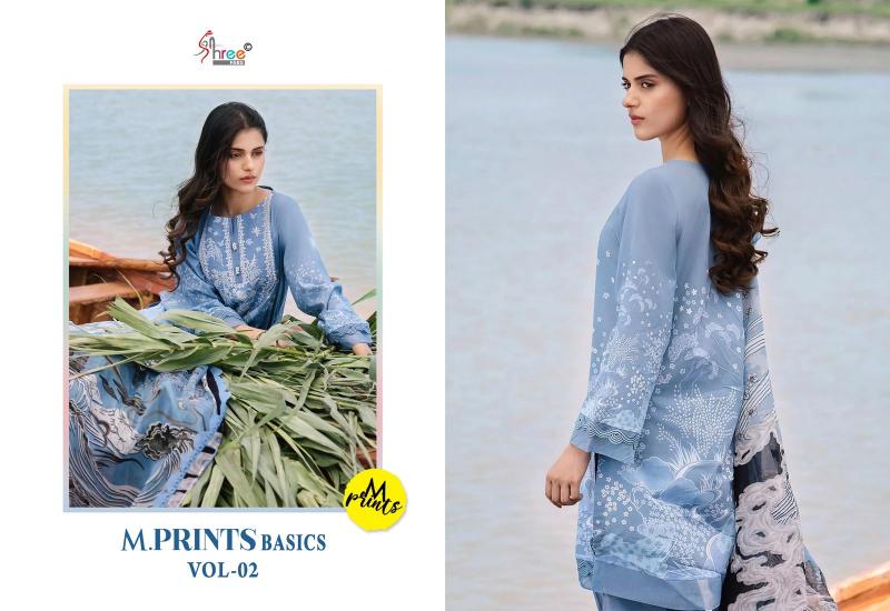 Shree M Prints Basics Vol 2 Cotton Dupatta Salwar Kameez Wholesale Catalog