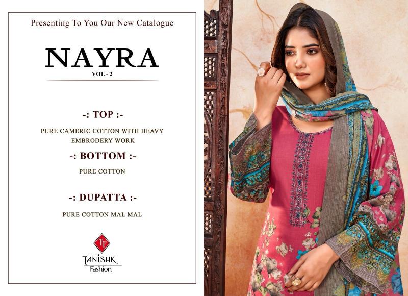 Tanishk fashion NAYRA 2 COTTON Salwar Kameez Wholesale Catalog