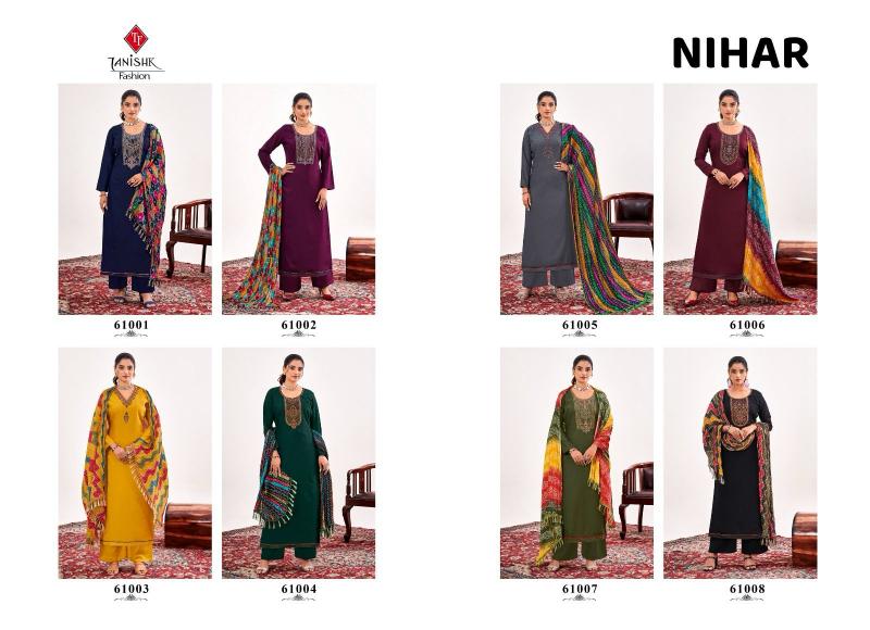 TANISHK FASHION NIHAR REYON Salwar Kameez Wholesale Catalog