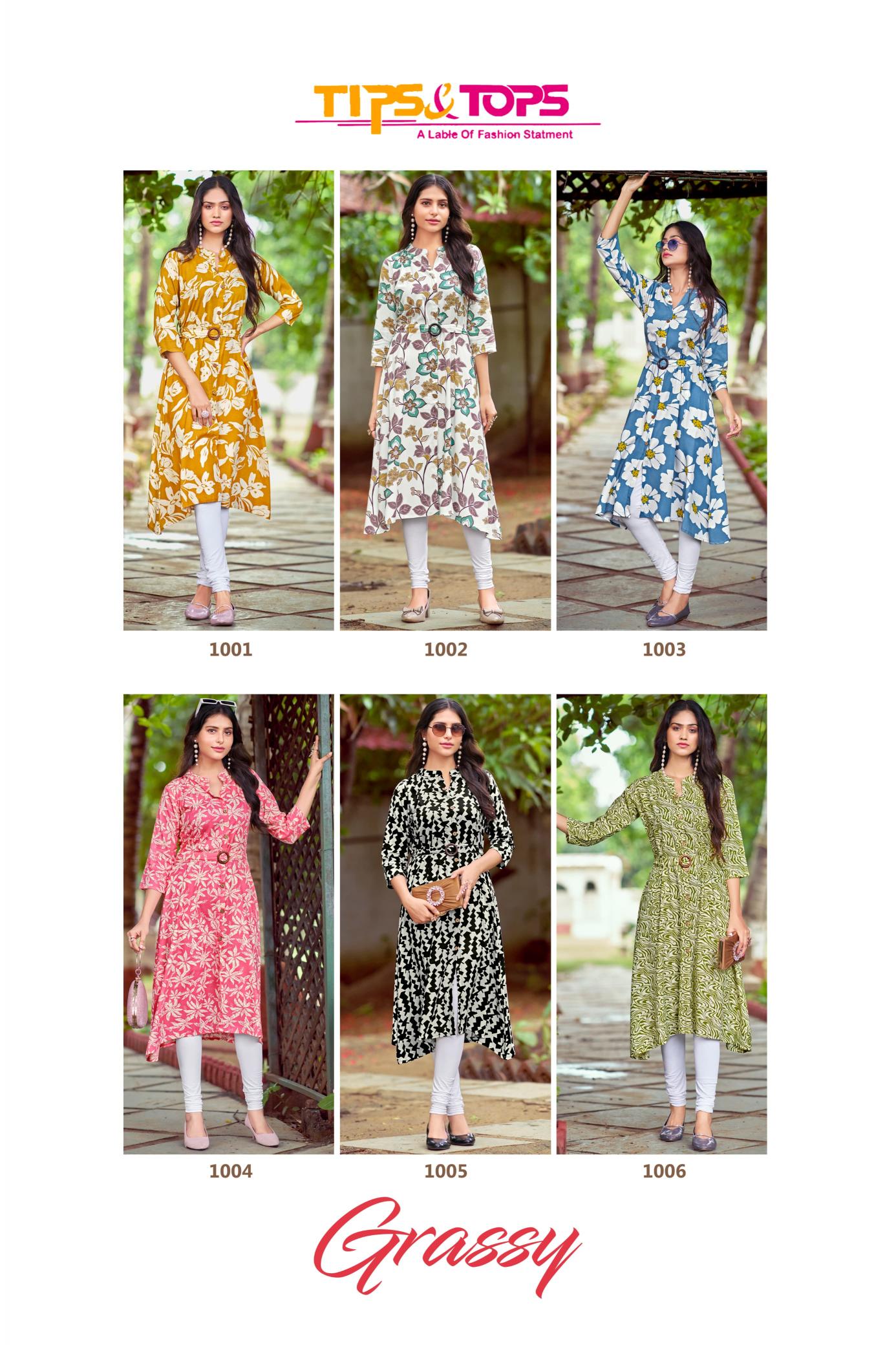 TIPS & TOPS GRACCY kurti wholesale catalog