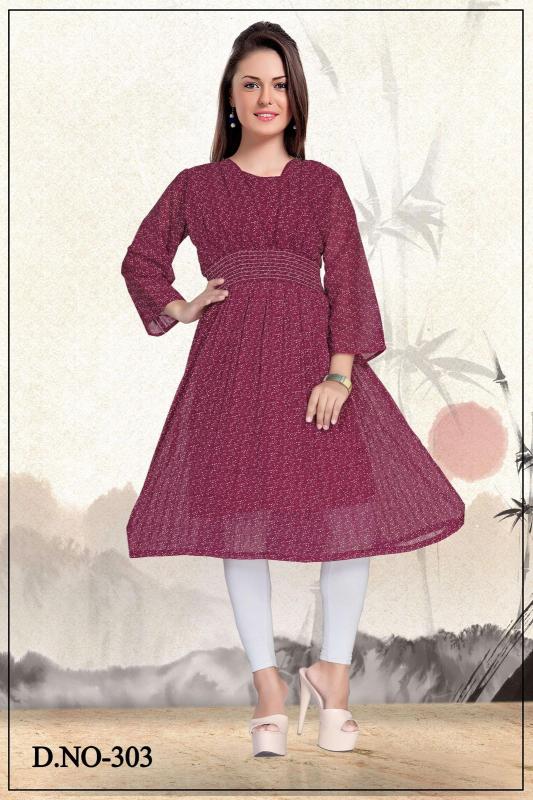 TRENDY HAVISHA VOL.0.1 KURTI Wholesale catalog