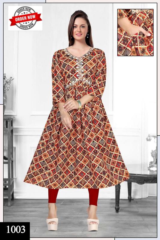 TRENDY RESHMA VOL.0.1 KURTI Wholesale catalog 