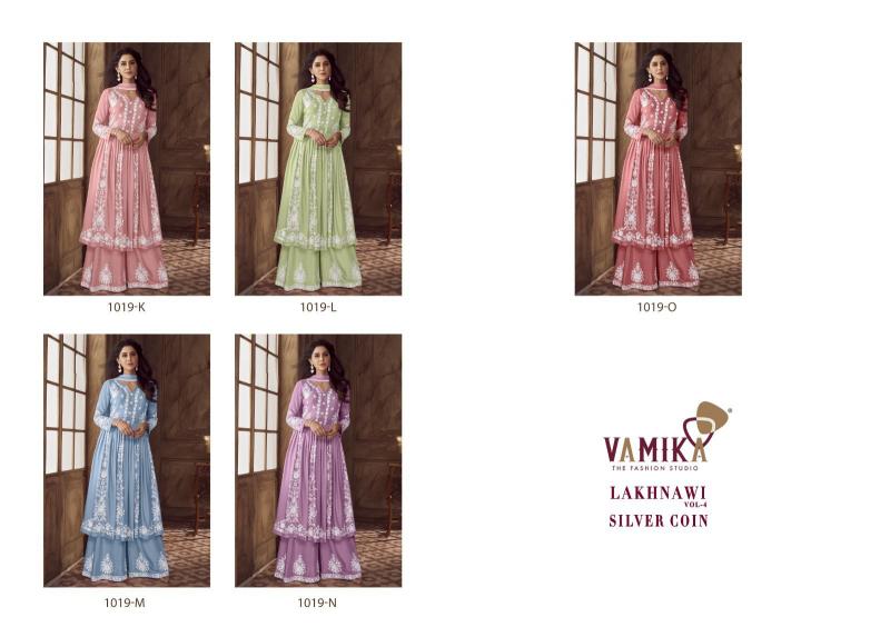 Vamika LAKHNAVI VOL4 (D.NO.1019K To 1019O) KURTI Wholesale catalog