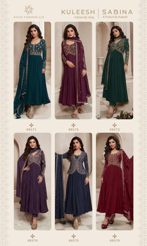 Vinay Kuleesh Sabina Dress Material Wholesale catalog