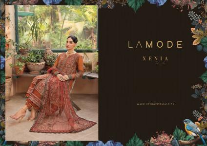 XENIA La mode Unstitch Luxury collection Original Pakistani Suits