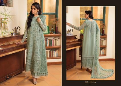 XENIA La mode Unstitch Luxury collection Original Pakistani Suits