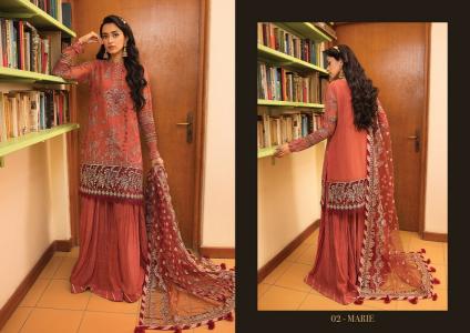 XENIA La mode Unstitch Luxury collection Original Pakistani Suits