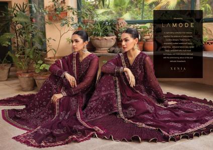 XENIA La mode Unstitch Luxury collection Original Pakistani Suits