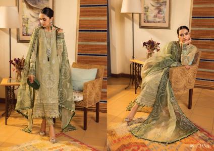 XENIA La mode Unstitch Luxury collection Original Pakistani Suits