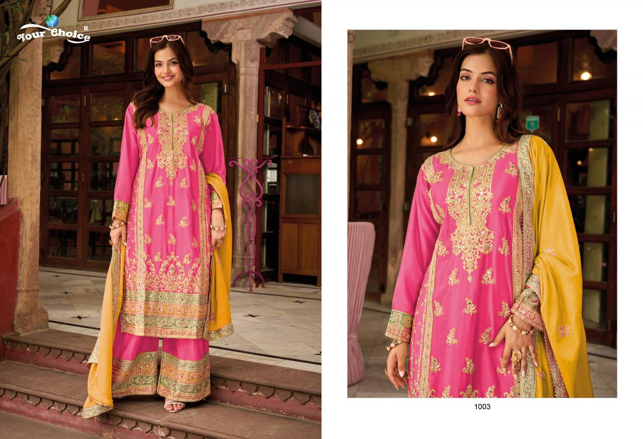 Your Choice Galaxy 4 Chinon Designer Salwar Kameez Wholesale Catalog