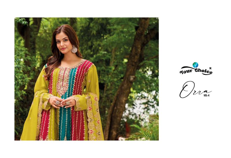 Your choice ORRA VOL4 salwar kameez Wholesale catalog