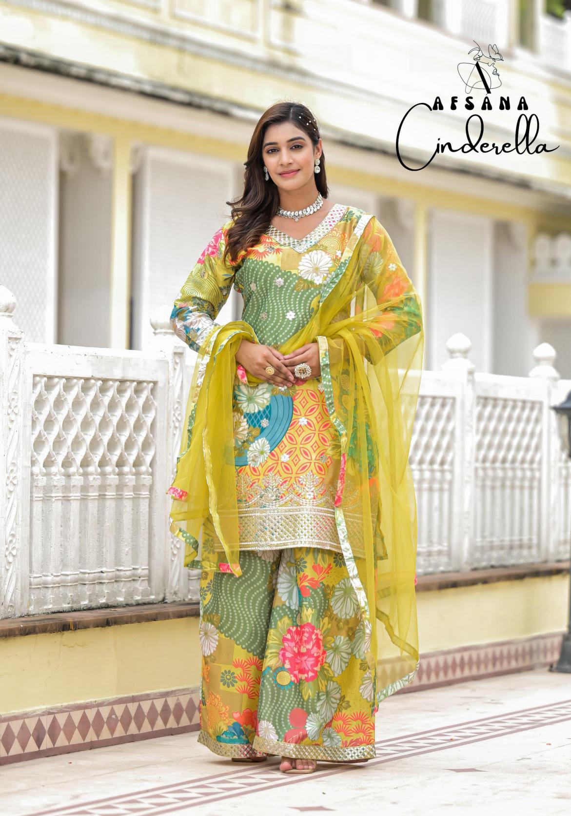 Afsana Cinderella super Digital print Wholesale Catalog