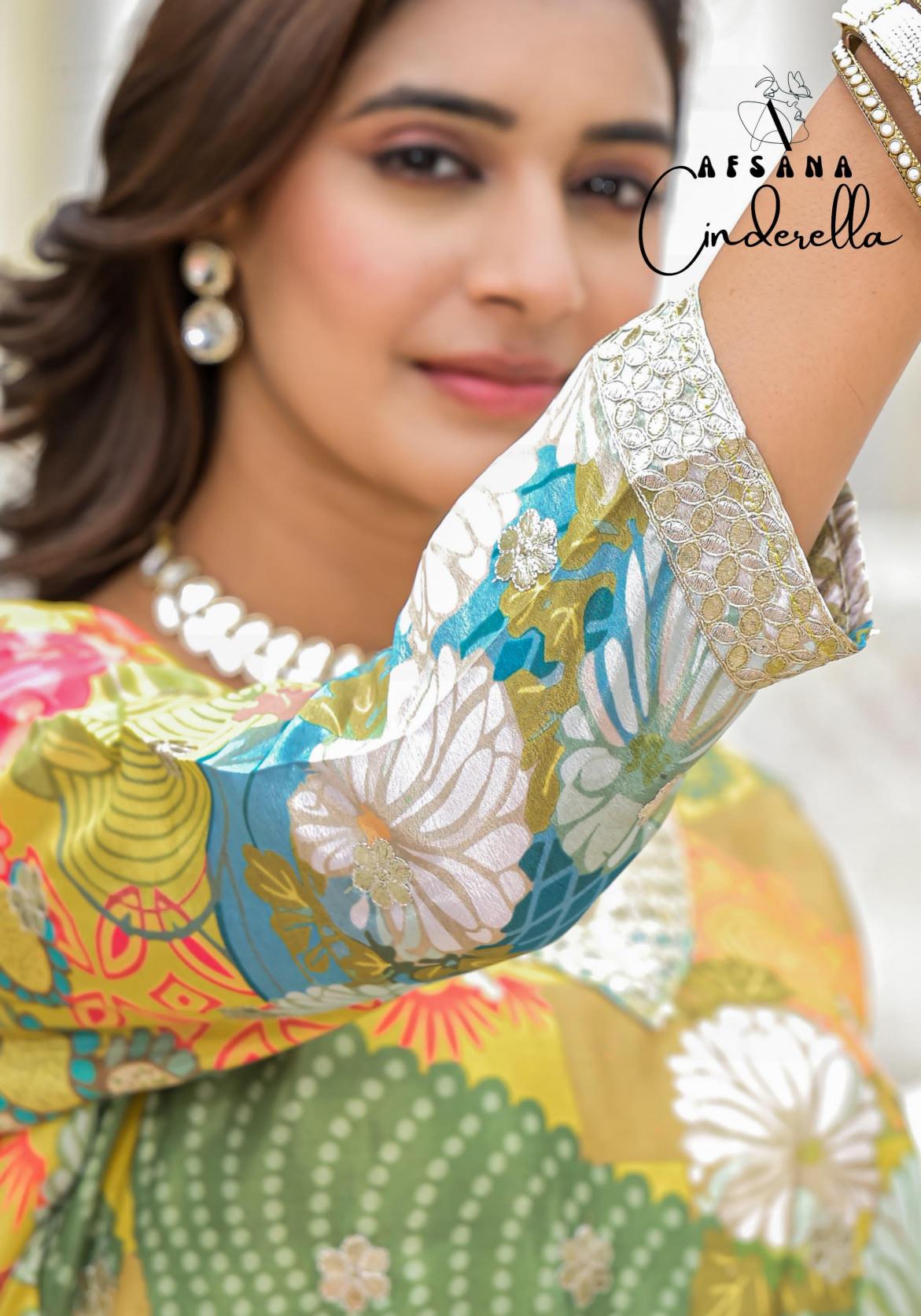 Afsana Cinderella super Digital print Wholesale Catalog