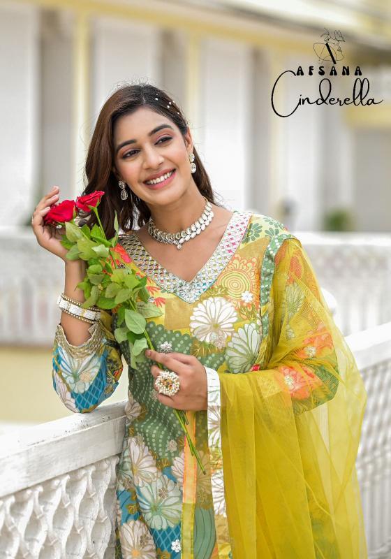 Afsana Cinderella super Digital print Wholesale Catalog