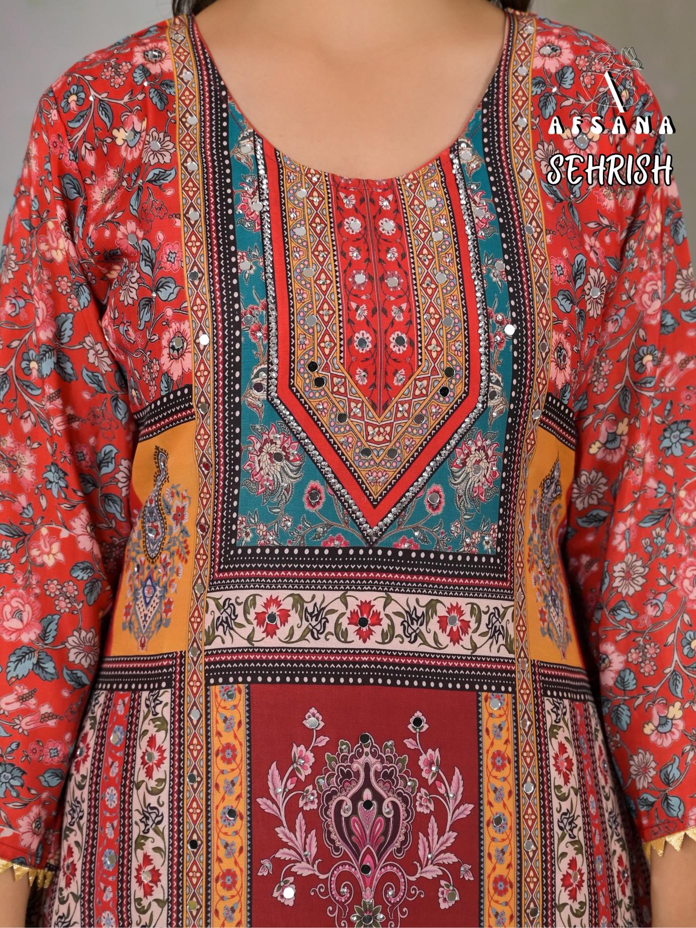 afsana Sehrish Pakistani Suits Online in Surat Wholesale Catalog