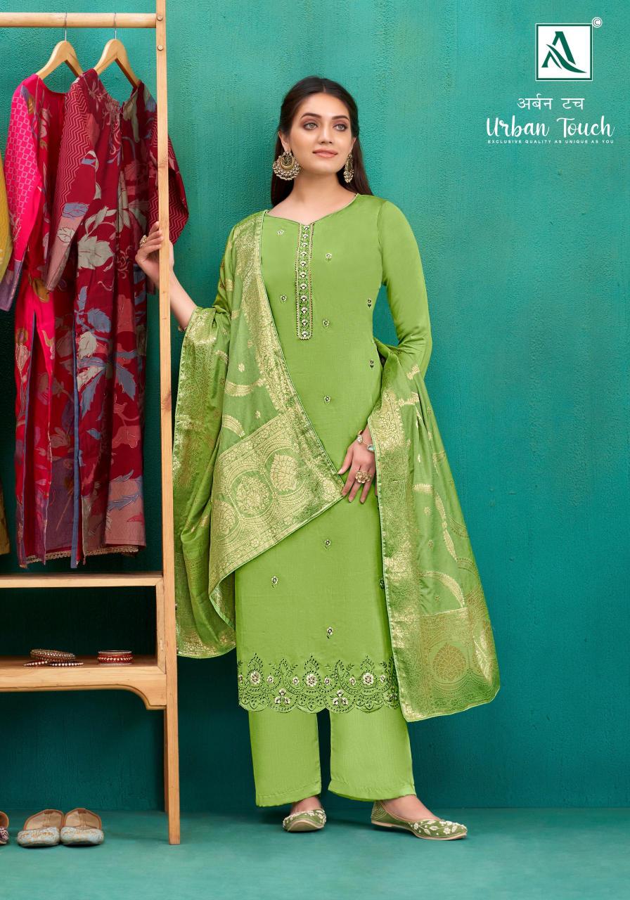 Alok Urban Touch Cotton Dress Material Wholesale Catalog