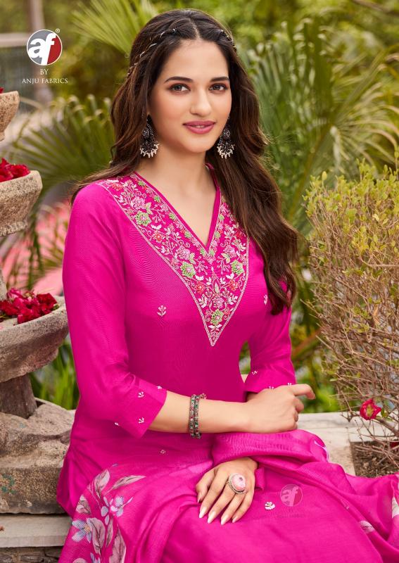 Anju Fabrics Ghunghat Vol 11 buy yellow pink colour kurti online india Wholesale Catalog