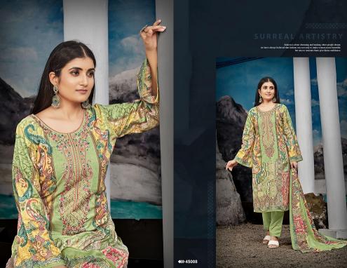 Apna Razia Sultan Vol-45 – Dress Material - Wholesale Catalog