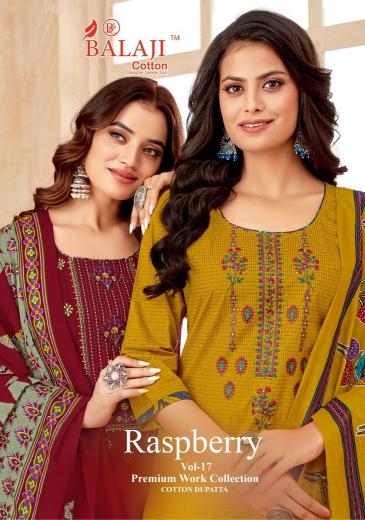 Balaji Rasberry Vol-17 – Embroidery Dress Material - Wholesale Catalog