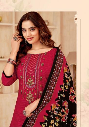 Balaji Rasberry Vol-17 – Embroidery Dress Material - Wholesale Catalog