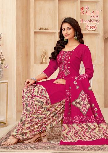 Balaji Rasberry Vol-17 – Embroidery Dress Material - Wholesale Catalog