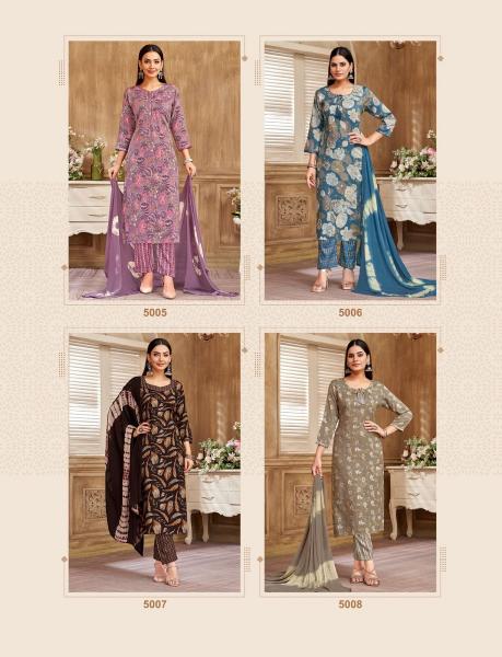 Balaji Samantha Vol-5 – Kurti Pant With Dupatta - Wholesale Catalog