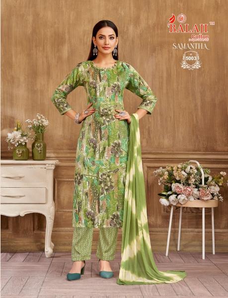 Balaji Samantha Vol-5 – Kurti Pant With Dupatta - Wholesale Catalog