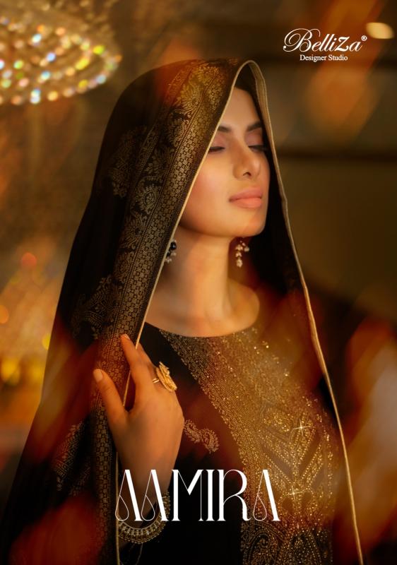 Belliza Aamira Fancy Pashmina Dress Material Wholesale Catalog