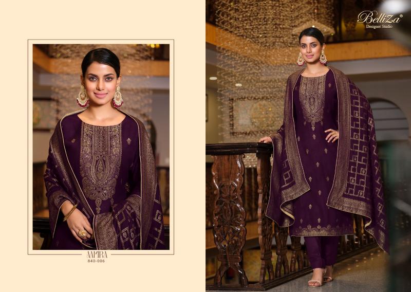 Belliza Aamira Fancy Pashmina Dress Material Wholesale Catalog