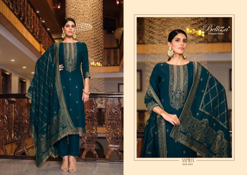 Belliza Aamira Fancy Pashmina Dress Material Wholesale Catalog